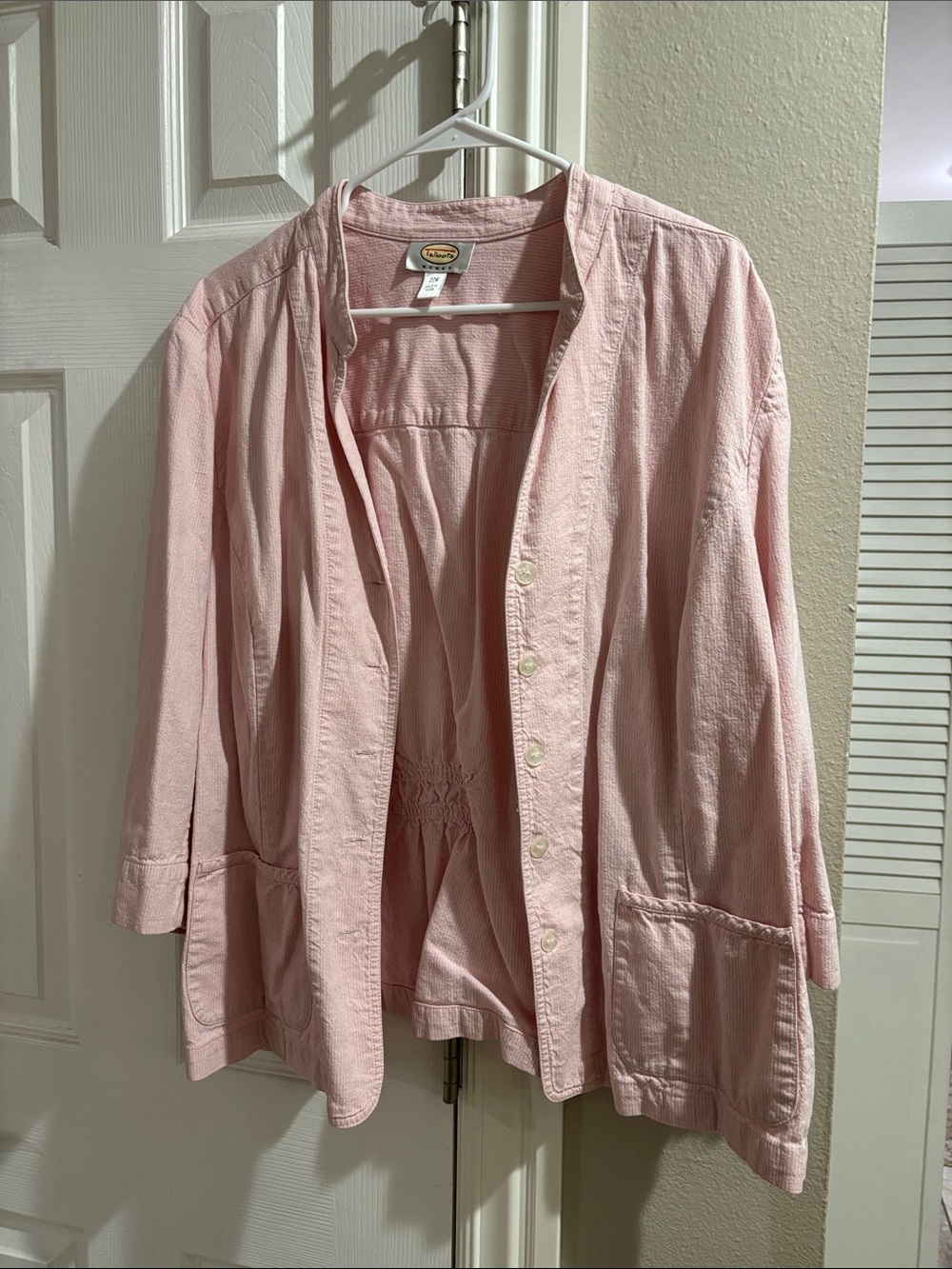 Talbots 22W Petite Casual Pink Balzer / Jacket